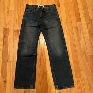 Levi's Dark Blue Straight Jeans